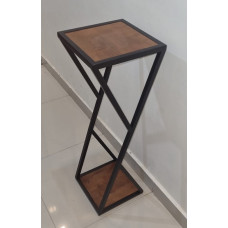 Exterior & Interior Plant Stands with Custom Design (Wood base and top 12”x12”, tall 36”)